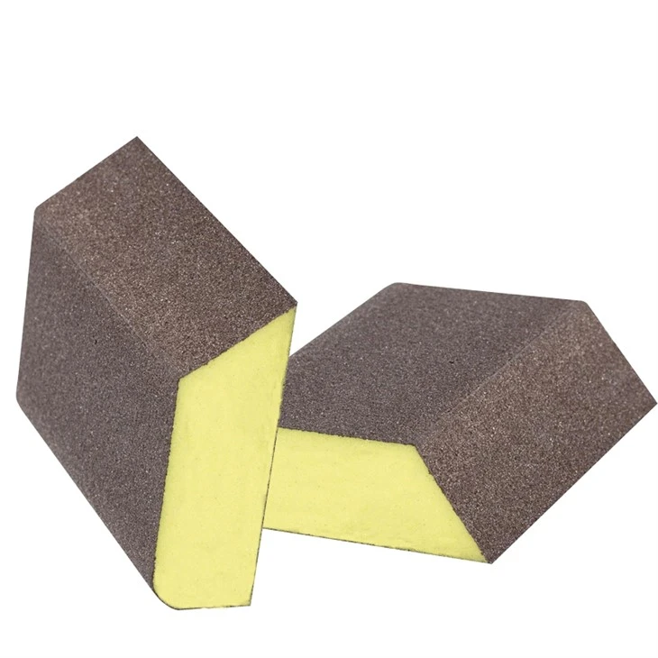 dry sanding yellow sponge