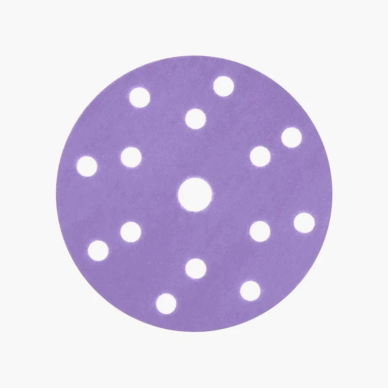 Wet And Dry Ceramic Film Sanding Disc 6inch 15holes